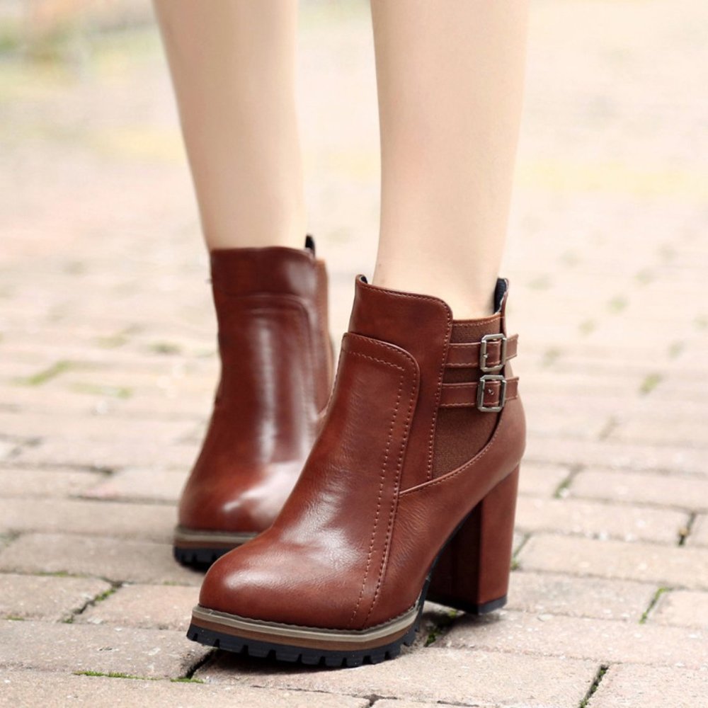 New martin boots with high zipper boots